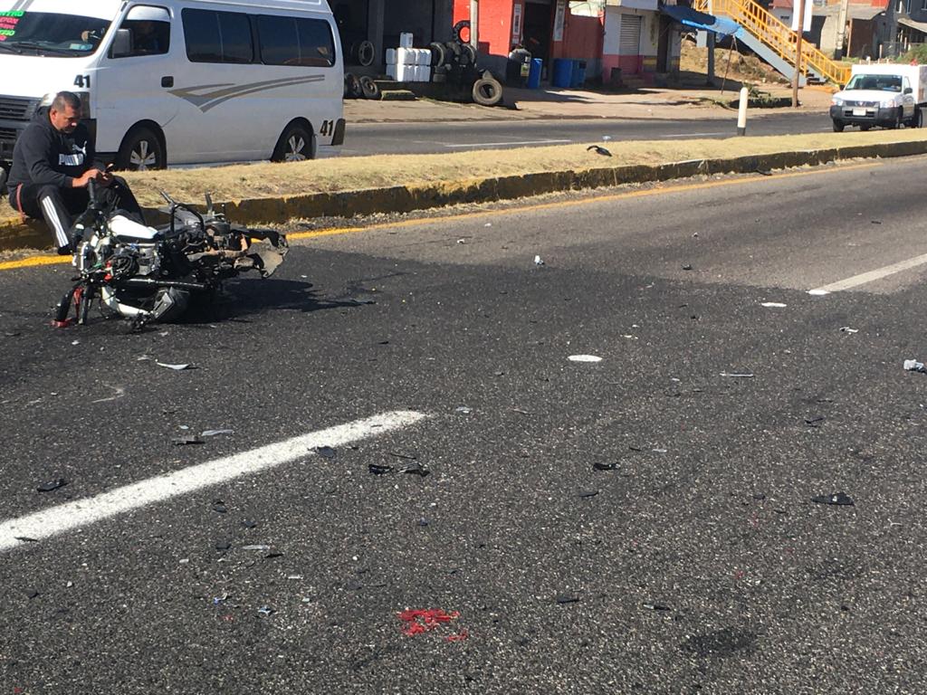 Se Accidenta Motociclista En La Salida A Salamanca De Morelia