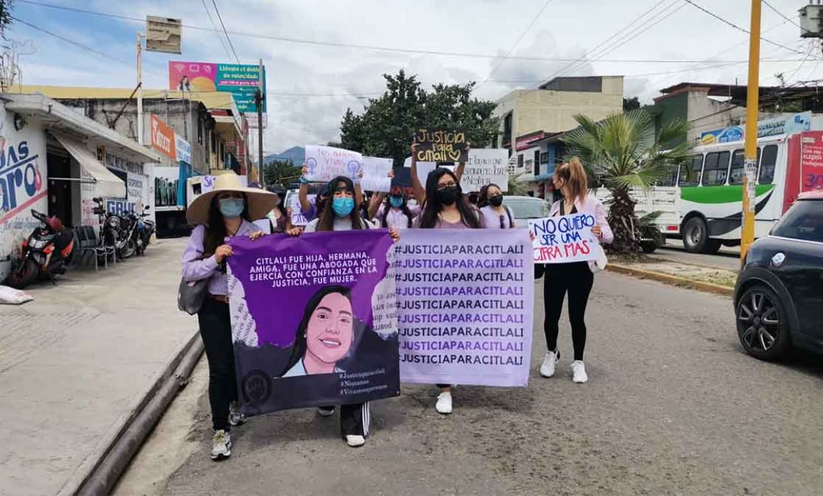 Marchan Mujeres En La Ciudad De Oaxaca Piden Justicia Para Citlali