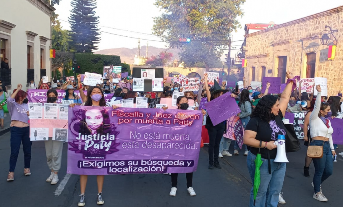 Marchan feministas al Centro de Morelia Quadratín Michoacán