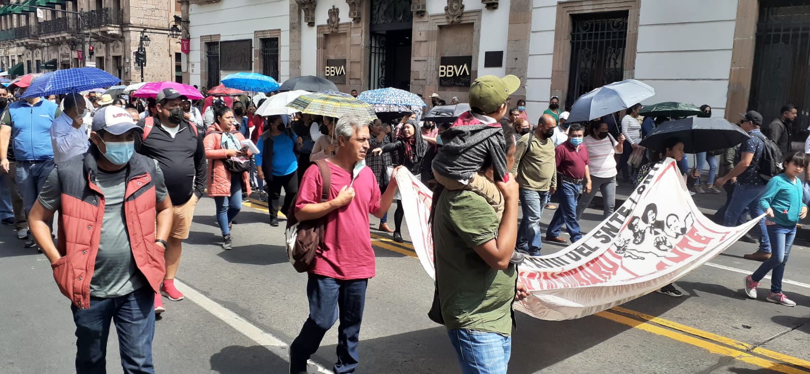 Marcha Poder De Base A La Sfa En Morelia Quadrat N Michoac N