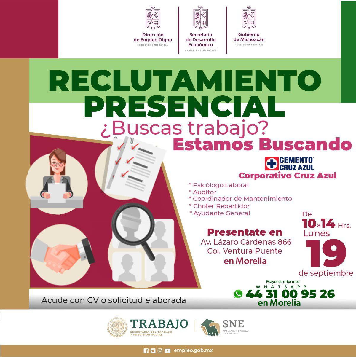 Siete Eventos De Reclutamiento Realizar N Sedeco Y Sne Esta Semana