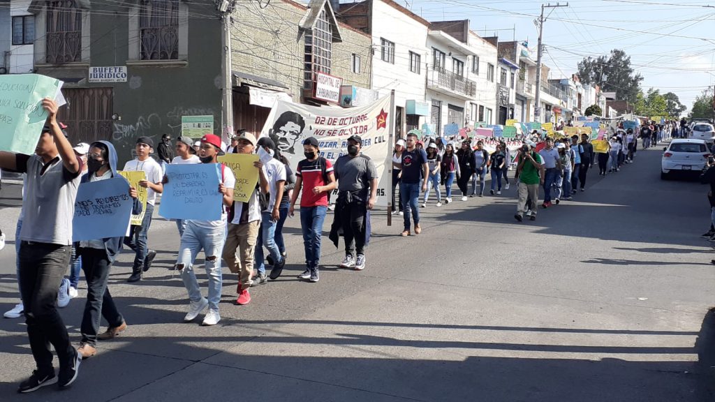 Inicia Marcha Conmemorativa De La Matanza Del De Octubre