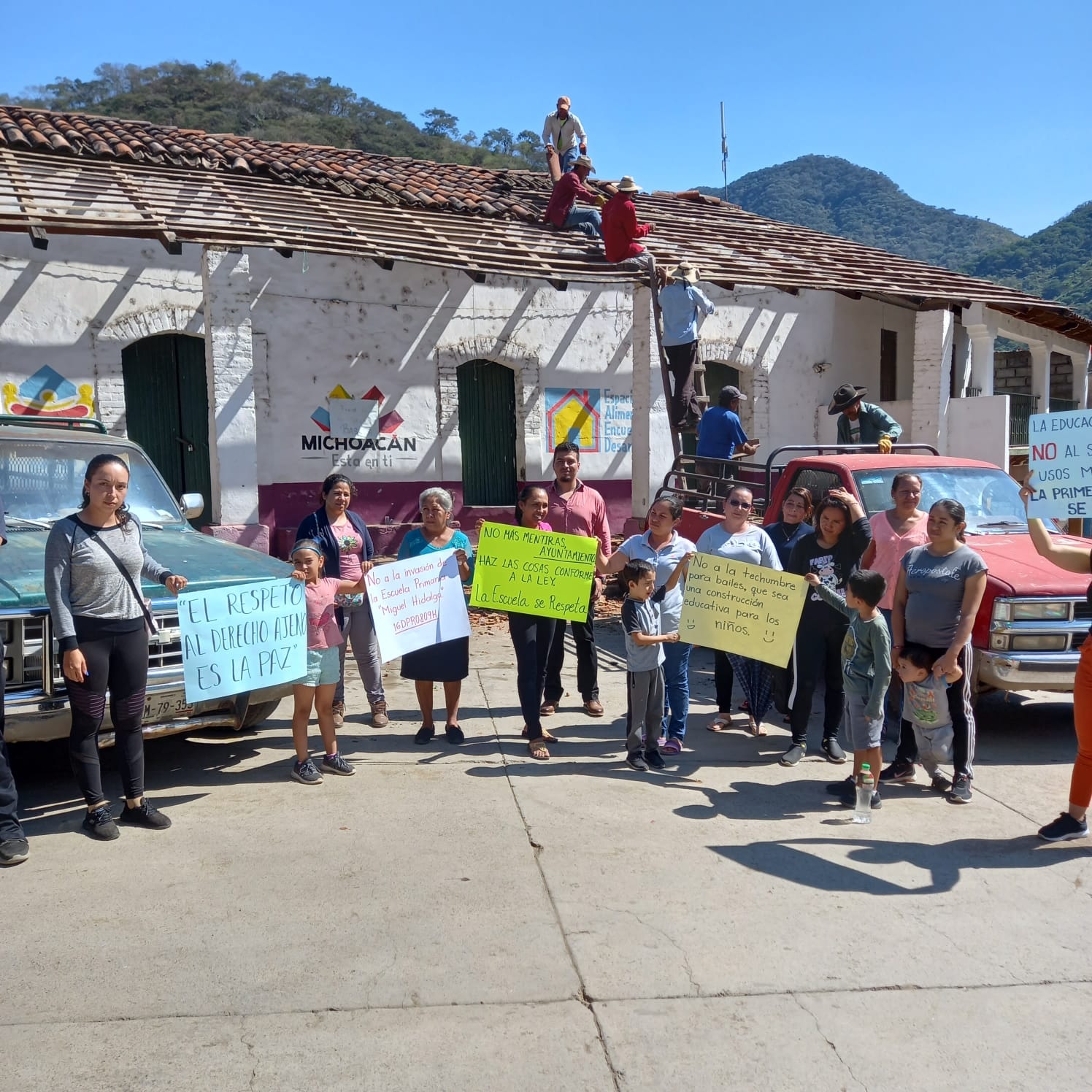 Protestan Padres De Familia Por Obra Del Ayuntamiento De Madero