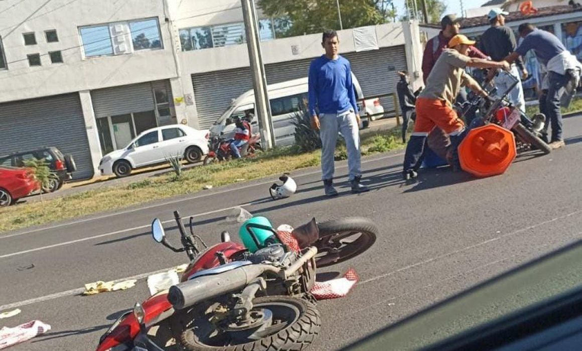 Chocan Motociclistas En El Perif Rico De Morelia Un Lesionado