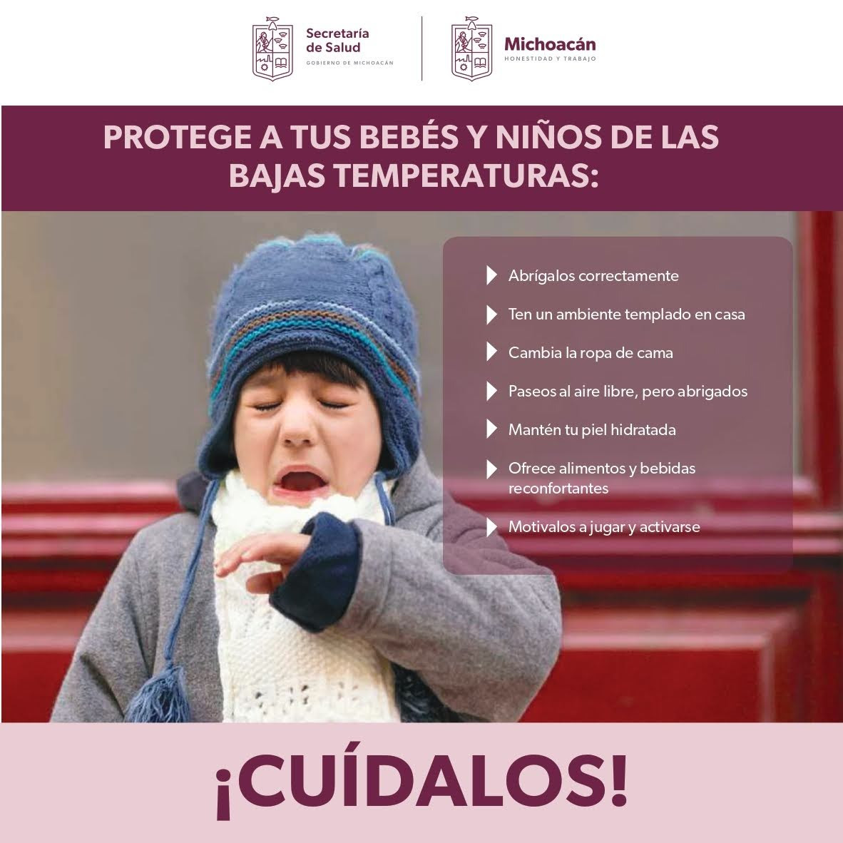 Prot Gete De Las Bajas Temperaturas Con Estas Recomendaciones