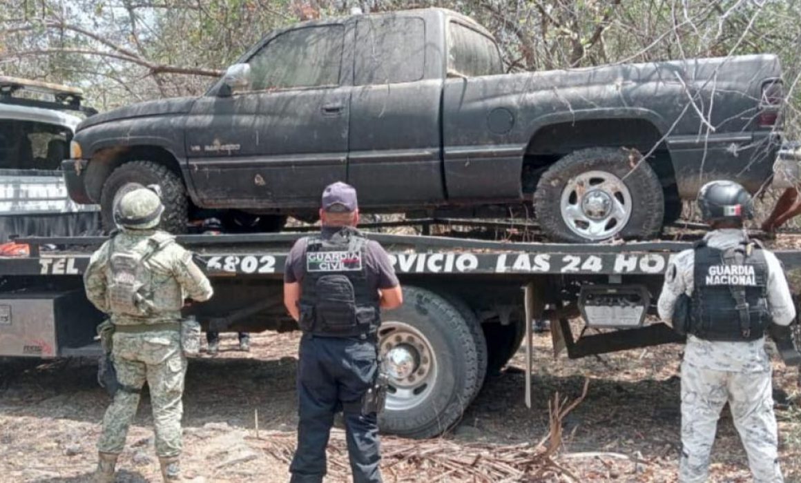 Asegura GC 2 vehículos 1 de ellos con blindaje artesanal Quadratín