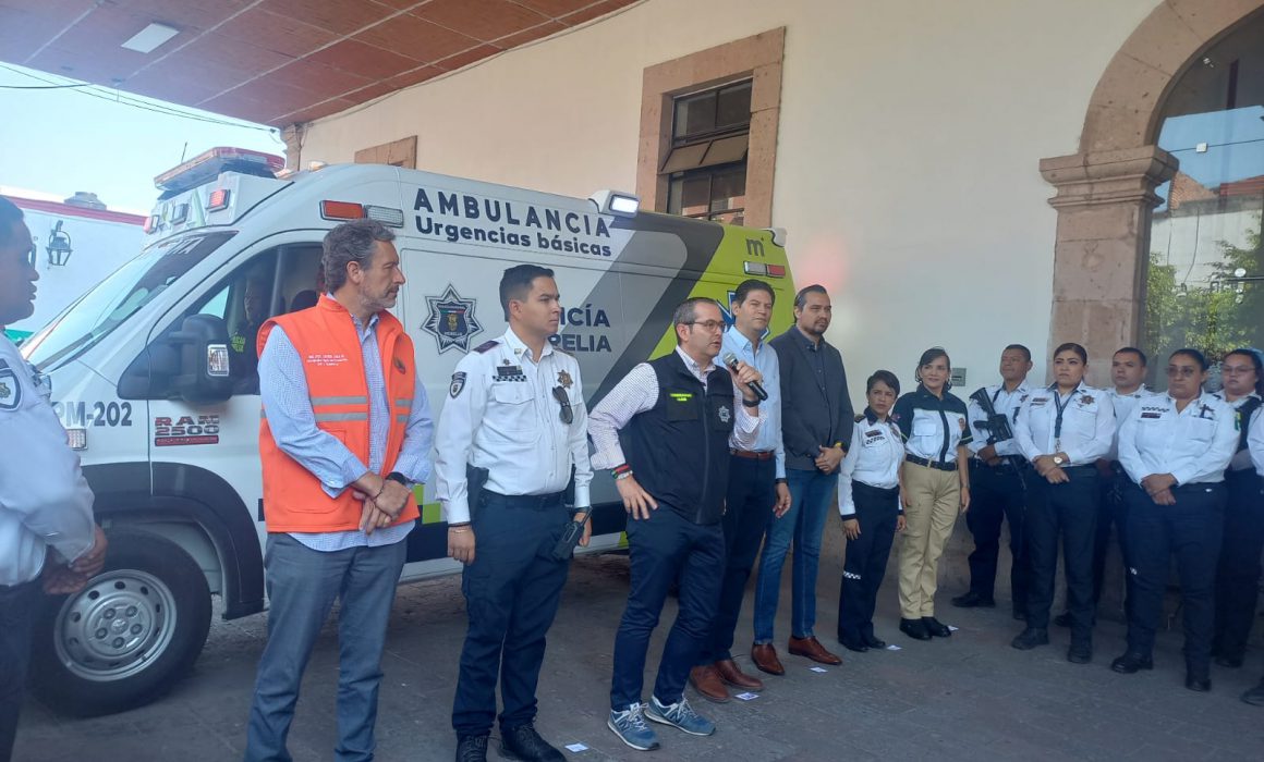 En 9 meses atiende Policía Morelia 7 mil urgencias médicas