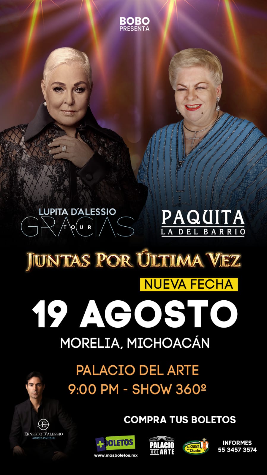 Posponen Concierto De Lupita Dalessio Y Paquita La Del Barrio En Morelia