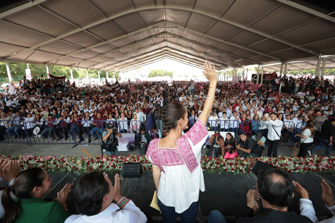 Suma Claudia apoyo de líderes en Tlaxcala Quadratín Michoacán