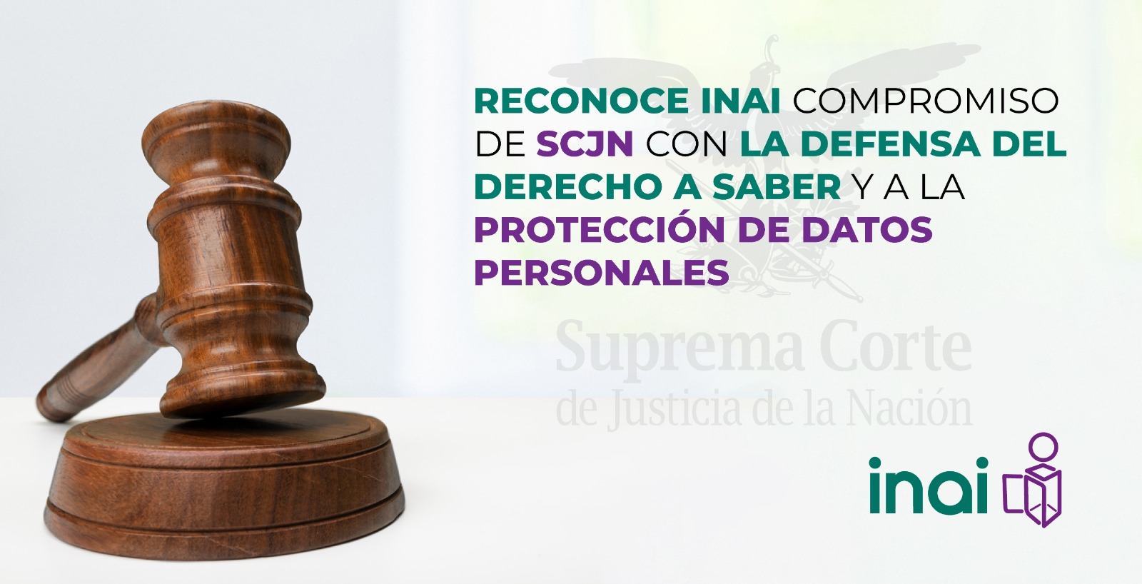 Reconoce Inai a la SCJN al declarar inconstitucional omisión del Senado