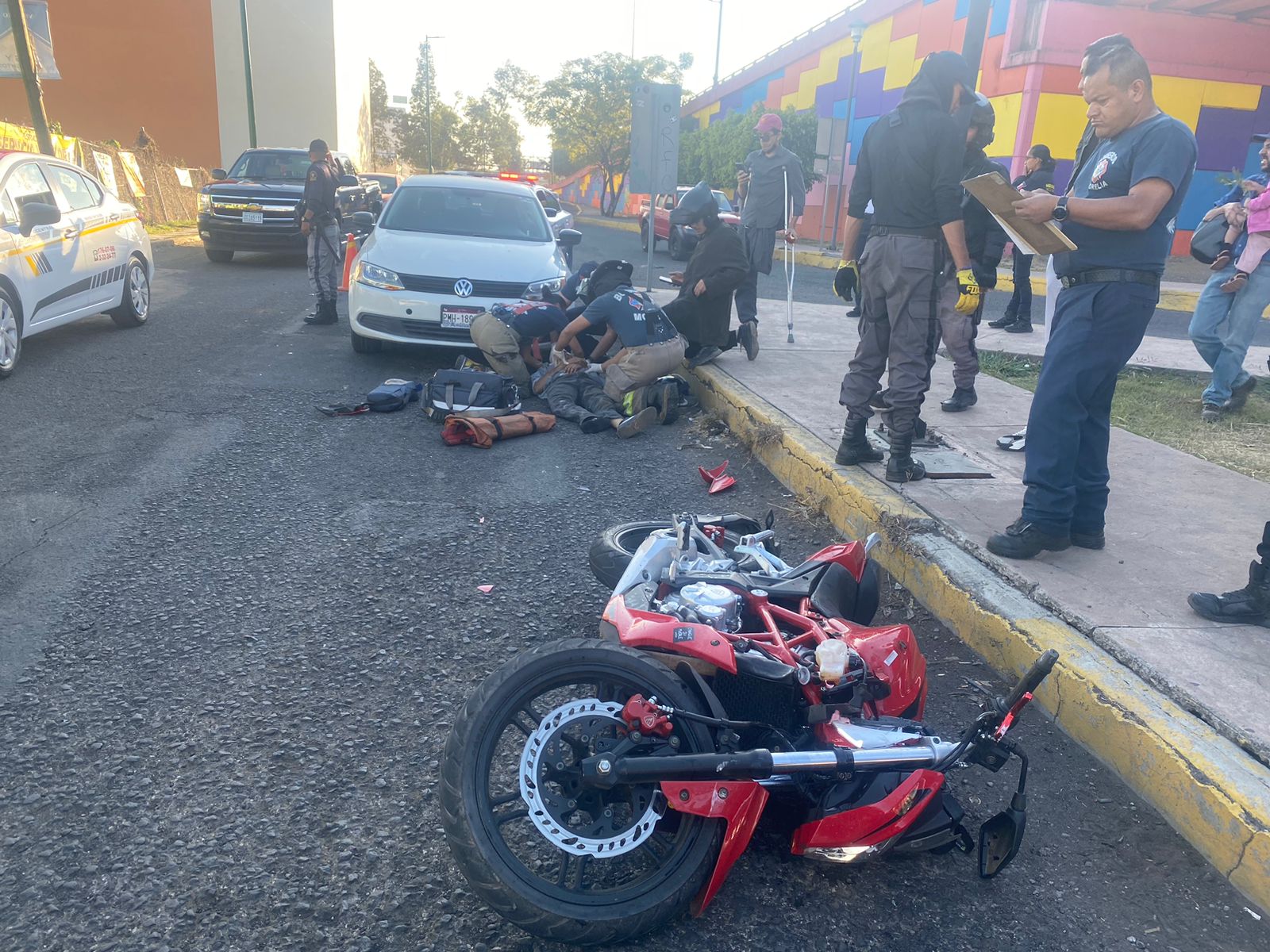 Choca Motociclista Contra Cami N En El Libramiento Norte De Morelia