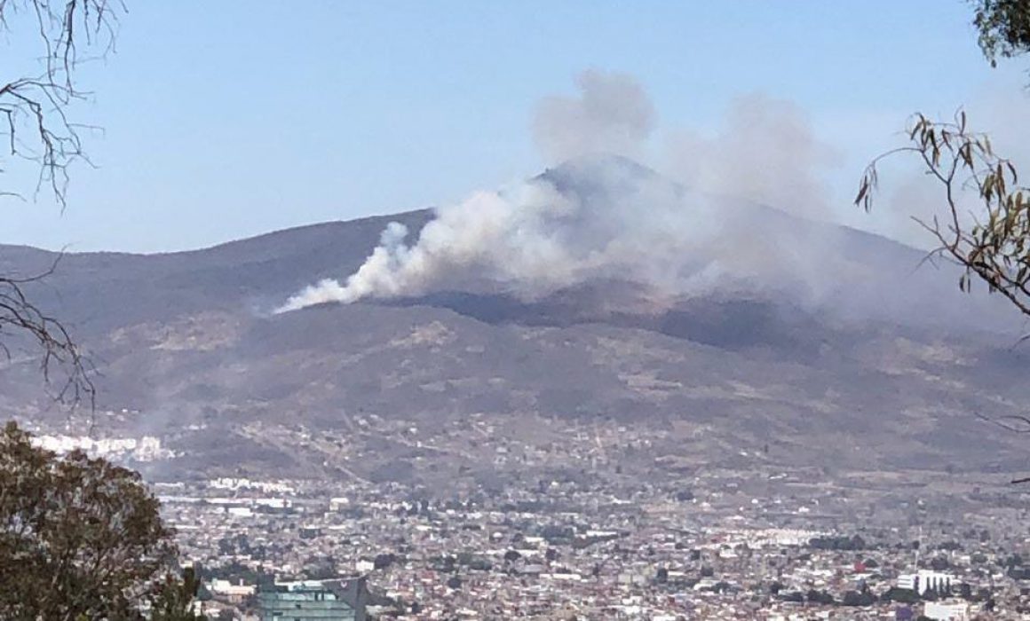 Se Incendia Por Tercer D A Consecutivo El Cerro Del Quinceo Quadrat N