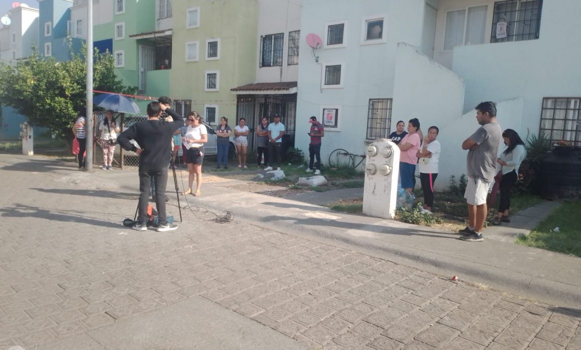 Se Manifiestan Por Falta De Agua En Tercera Etapa De Villas Del Pedregal