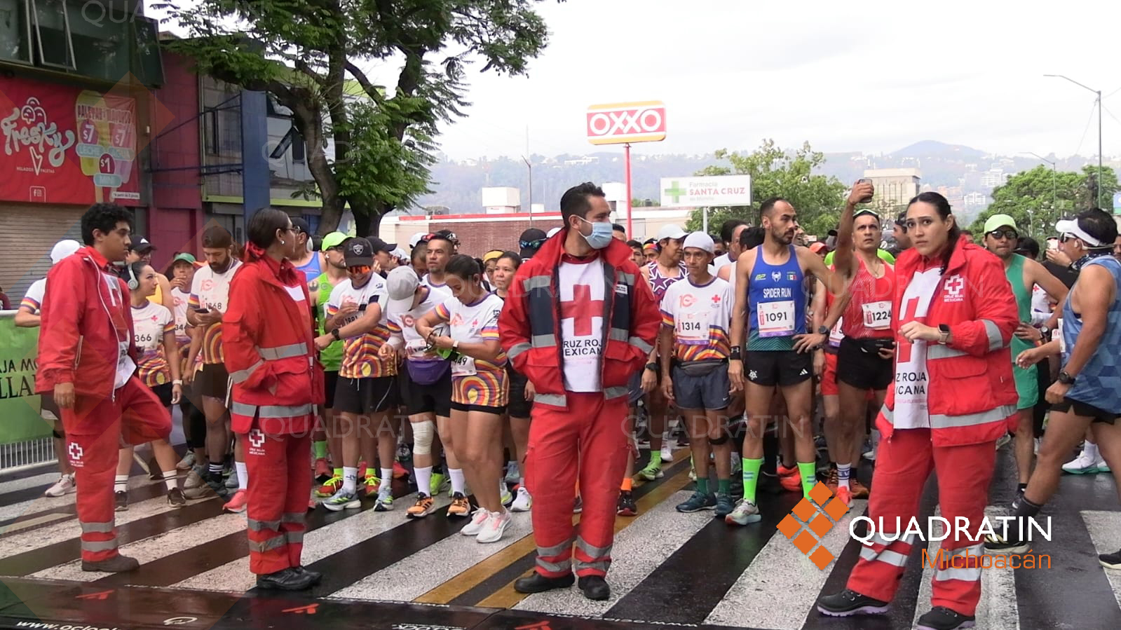 Celebra Cruz Roja Delegación Morelia su décima carrera atlética