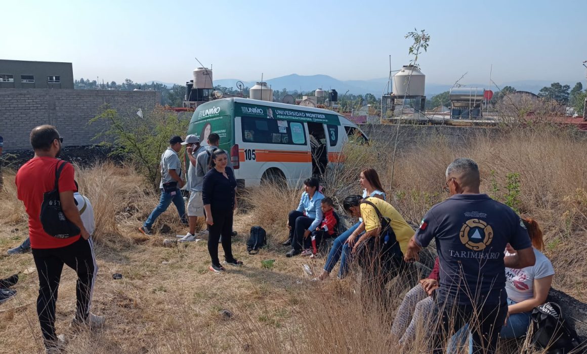 Lesionadas Personas En Tar Mbaro Por Choque De Combi Quadrat N