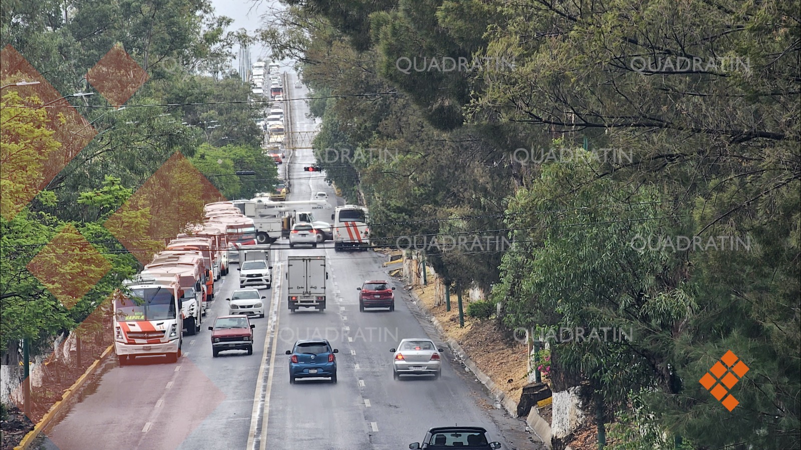 Liberan Transportistas Salidas De Morelia Y Bloquean El Centro