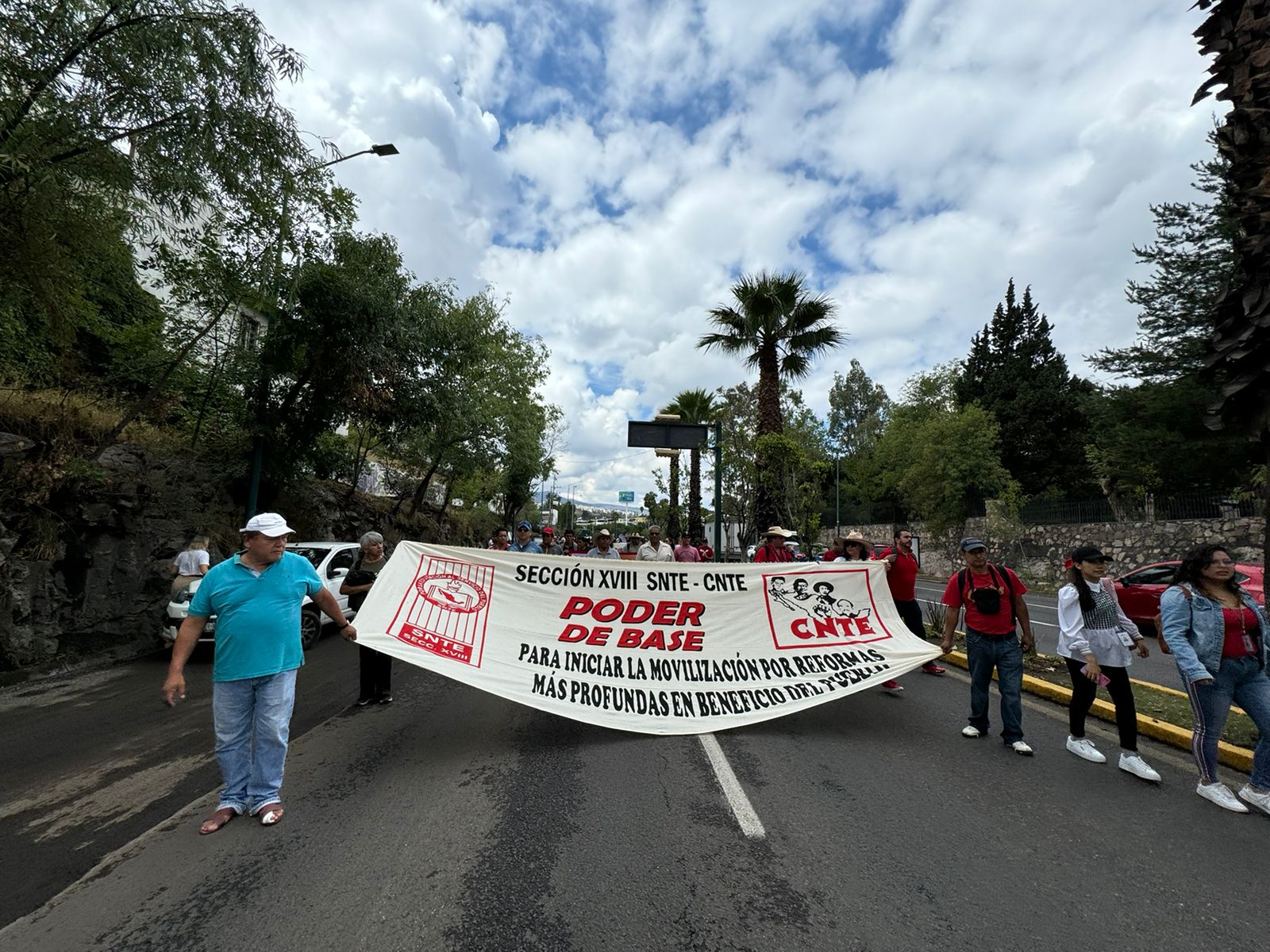 Inicia marcha Poder de Base al centro de Morelia Quadratín Michoacán