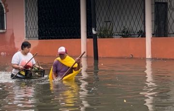 Tras intensa lluvia se inunda Chetumal Quintana Roo Quadratín Michoacán