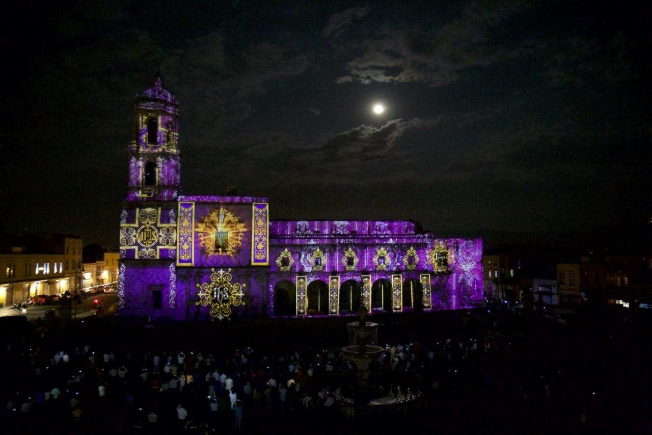 Video Mapping, espectáculo que dejó huella en Morelia