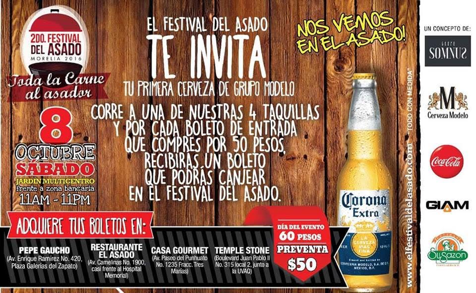 Carne orgánica, conciertos y comedia: mañana será el Festival del Asado