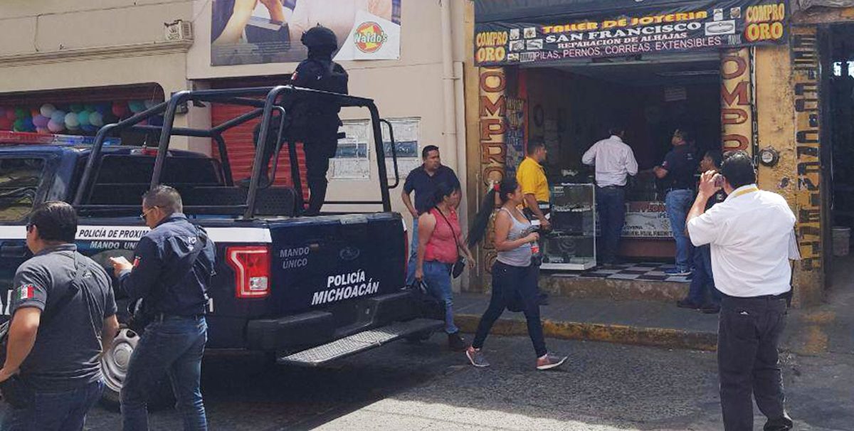 Implementan operativo en casas de empeño de Uruapan