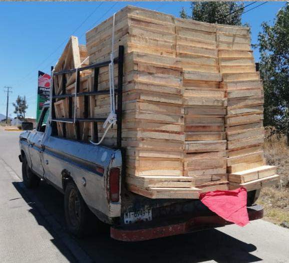 Asegura División Ambiental De La SSP Camioneta Con Madera Ilegal