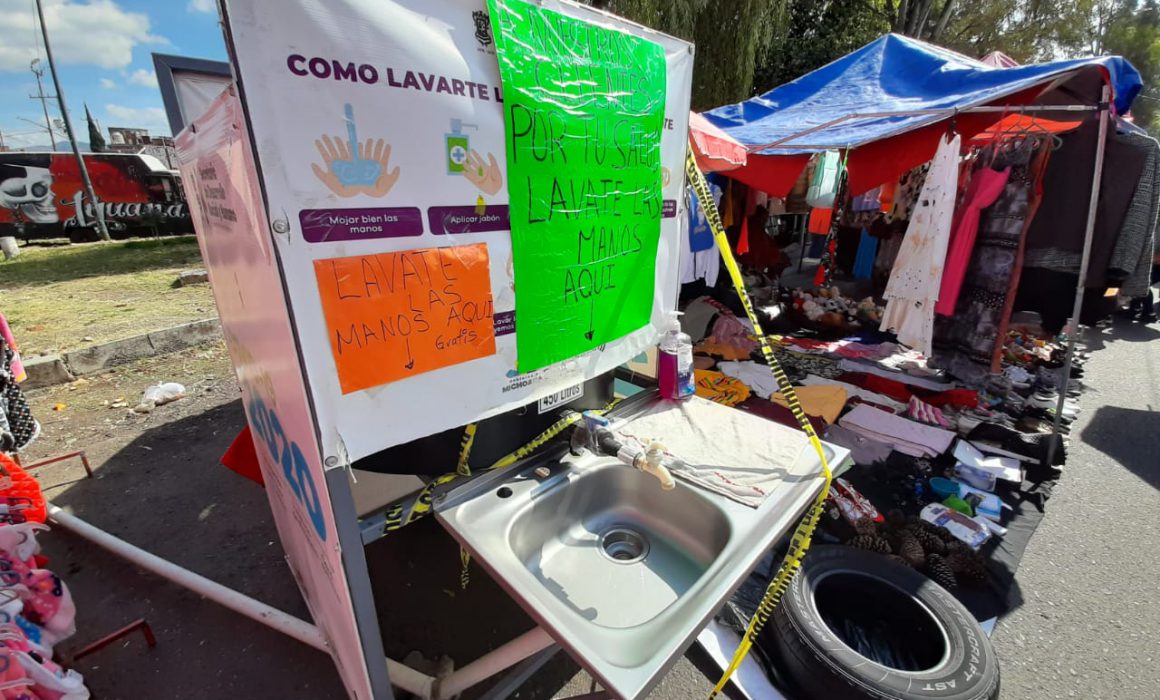 Tianguis Del Pedregal Medidas Sanitarias Solo Se Cumplen En La Entrada Quadratín Michoacán 8815