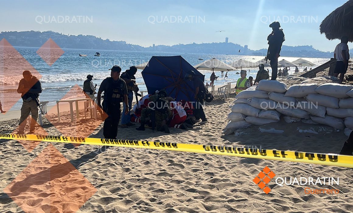 Ataque A Balazos En Playa De Acapulco Deja Un Muerto Y Una Lesionada