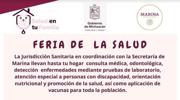 Realizará La Ssm La Feria De La Salud En Lázaro Cárdenas 4874