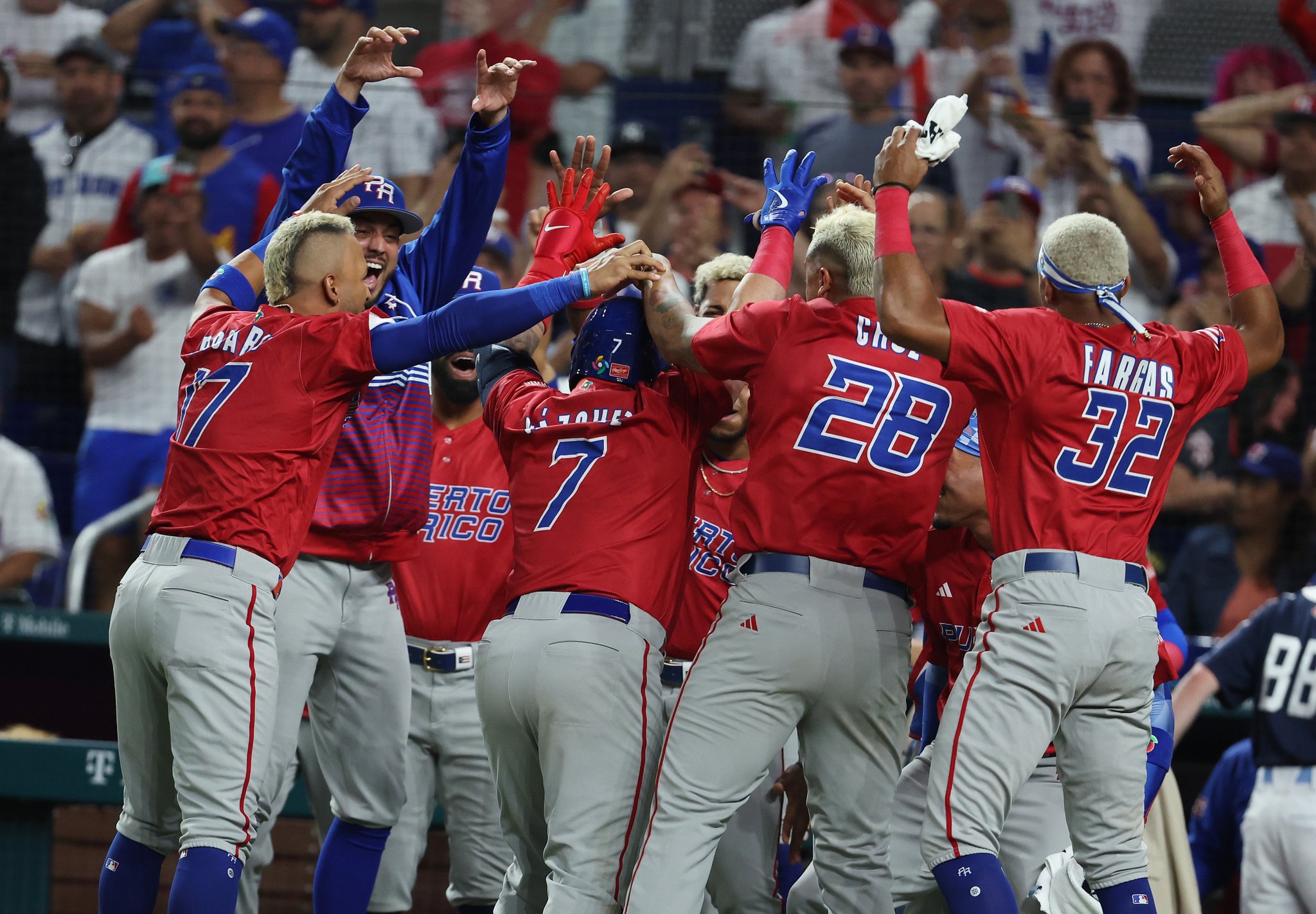 Puerto Rico, rival de México en cuartos de final del Clásico de Béisbol