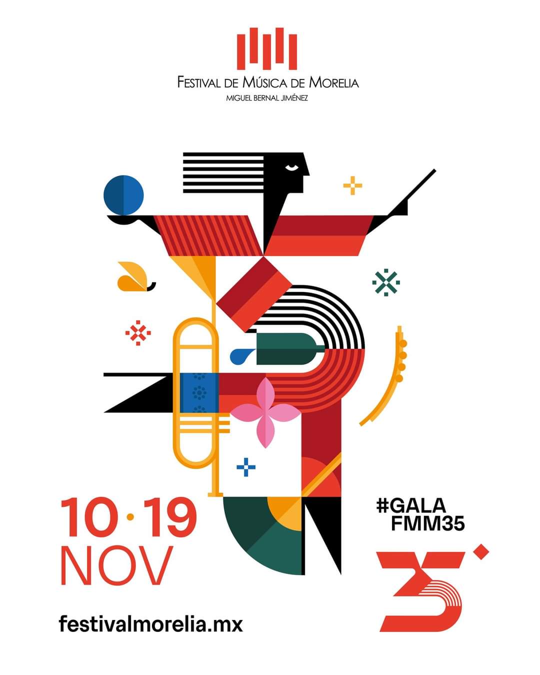 Develan cartel del Festival Internacional de Música de Morelia