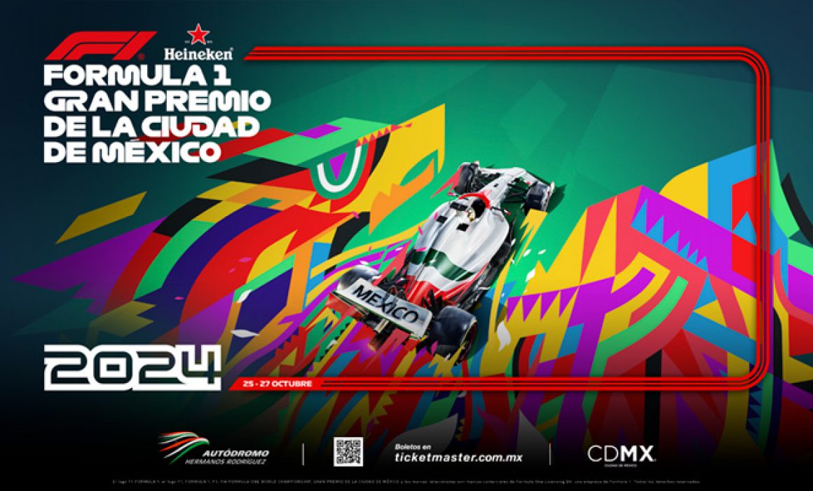 Presentan póster oficial y precios del GP de México 2024