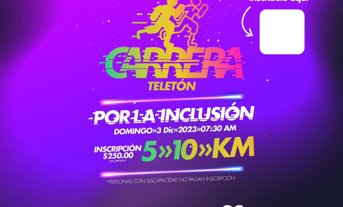 Será Morelia sede de la Carrera por la Inclusión del Teletón