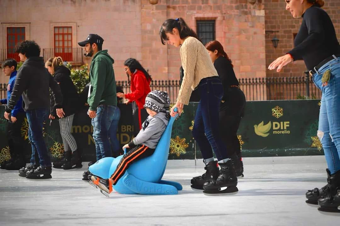 Se Mantiene Pista De Hielo Del Centro De Morelia Hasta El 7 De Enero