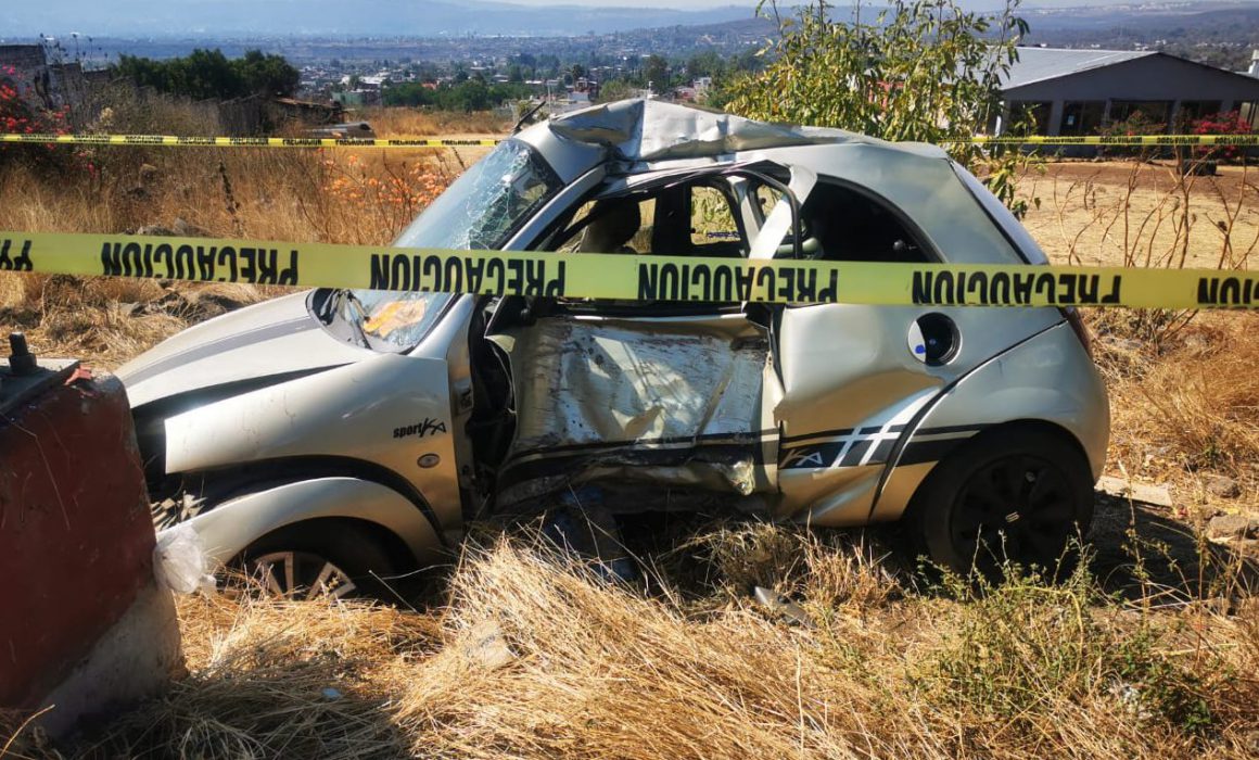 Muere Por Volcadura Y Choque En La Salida A Quiroga, Morelia ...